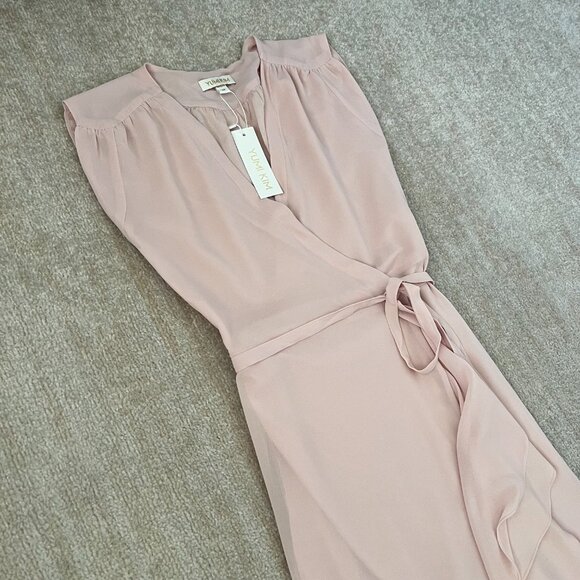 NWT Revolve Yumi Kim Santorini Pink Wrap Dress XS - Picture 3 of 8